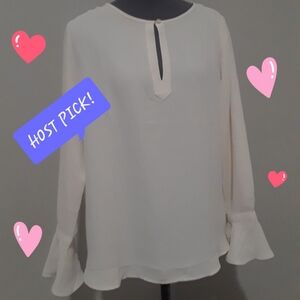 💕HP💕NWT Loft sheer blouse